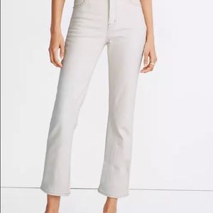 Madewell Slim Demi Boot Jeans, 32P, Cloud Lining